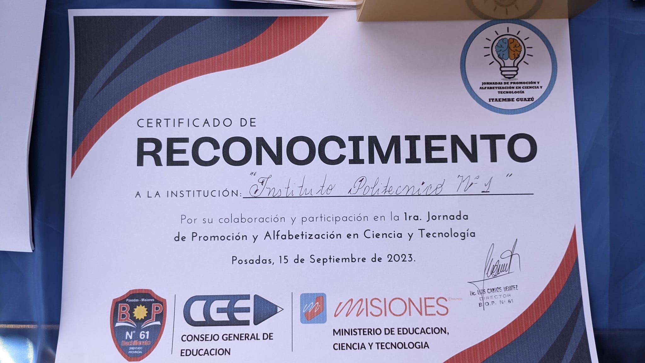 En este momento estás viendo 1ra Jornada de Promoción y Alfabetización en Ciencia y Tecnología